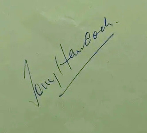 Tony hancock signed - hancock,