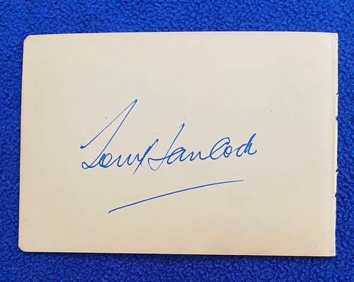 Tony hancock signed - tony, page